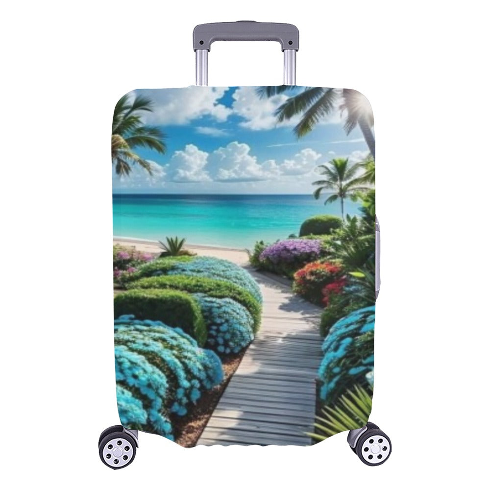 Island Walk Luggage Cover