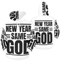 Same God All Over Mens Hoodie