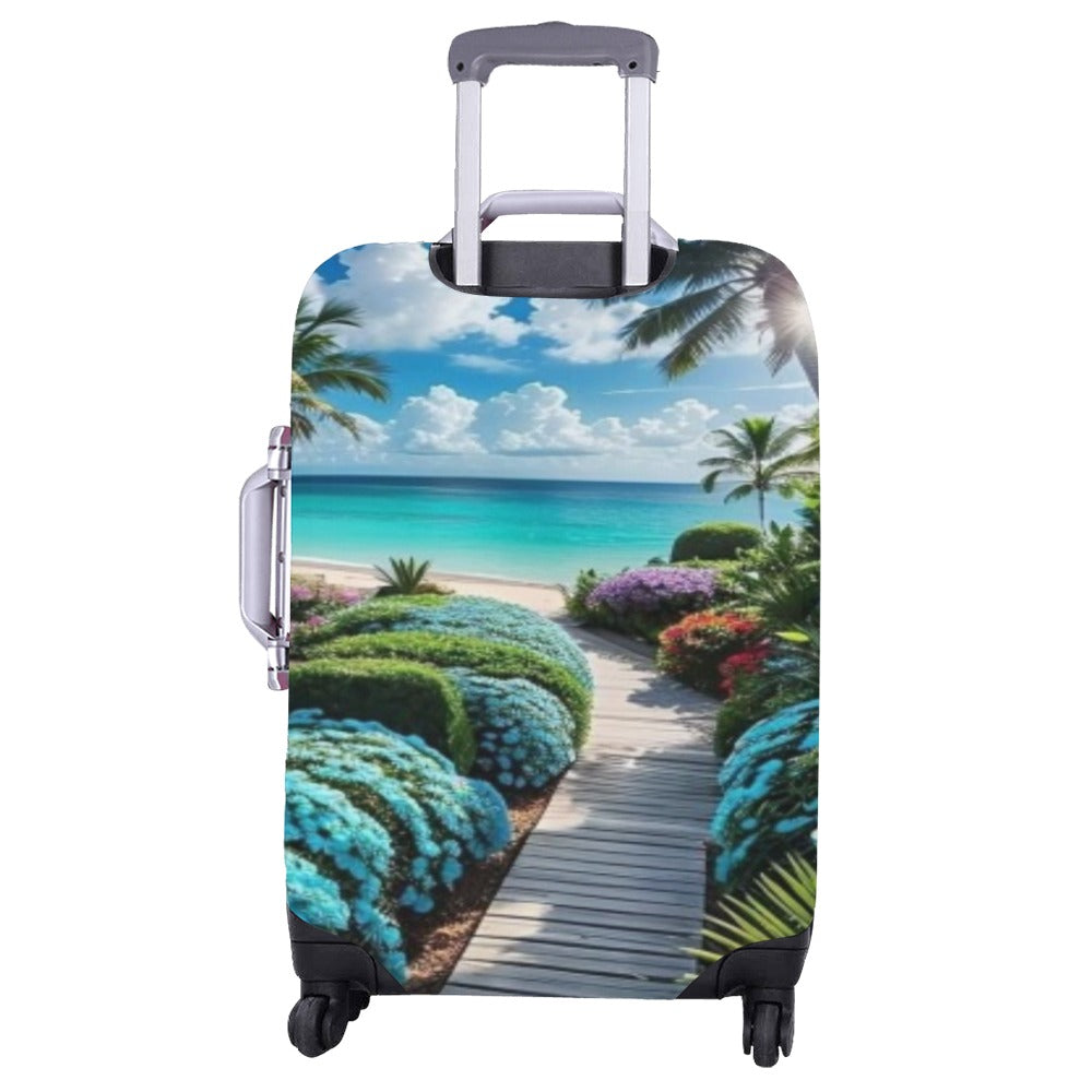 Island Walk Luggage Cover