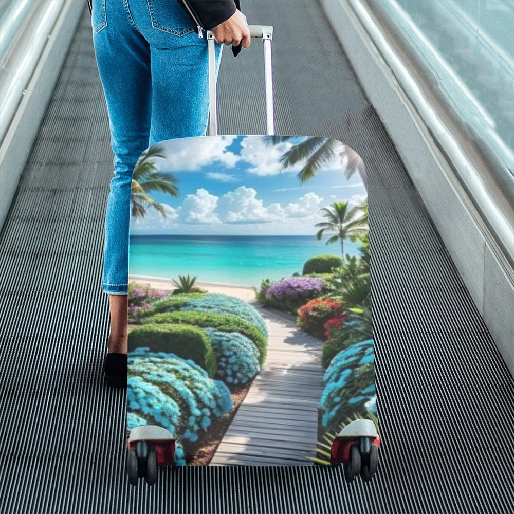 Island Walk Luggage Cover