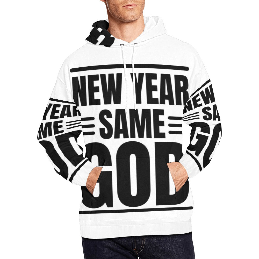 Same God All Over Mens Hoodie