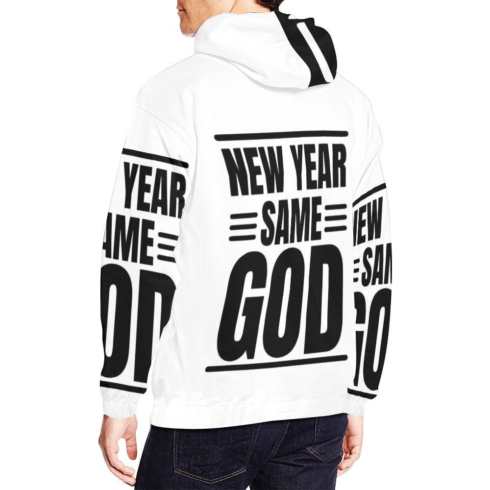 Same God All Over Mens Hoodie